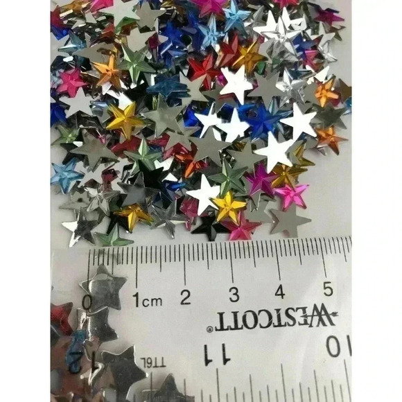 150 pc Stars Mixed Lot Resin Flatbacks Cabochon Kawaii Assorted Designs NEW - Picture 6 of 8